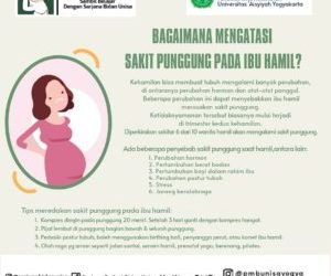 Tips meredakan nyeri punggung pada ibu hamil