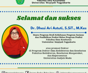 Promosi Doktor Dr. Dhesi Ari Astuti, S.SiT., M.Kes