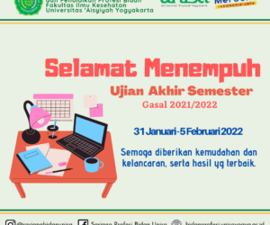 Selamat menempuh UAS Gasal 2021/2022