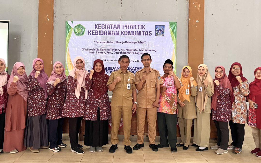Prodi Profesi Bidan UNISA Yogyakarta Terjunkan 70 Mahasiswa Praktik Komunitas di Dukuh Karang Tengah